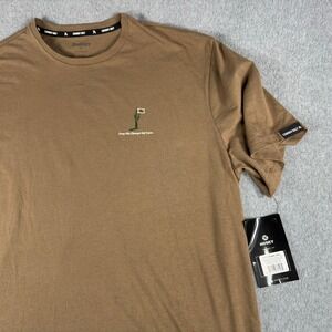 Hooey Cowboy Golf Hooey Hills Brown T Shirt Men's NWT Golf Western